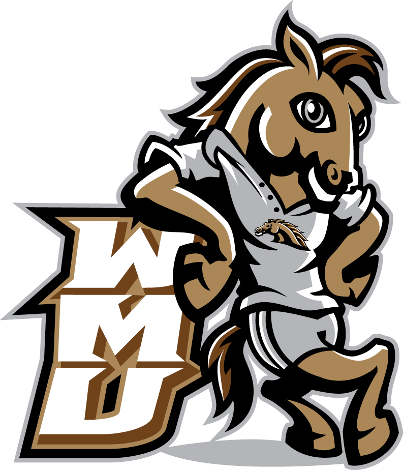 Western Michigan Broncos 2002-2015 Mascot Logo vinyl decal